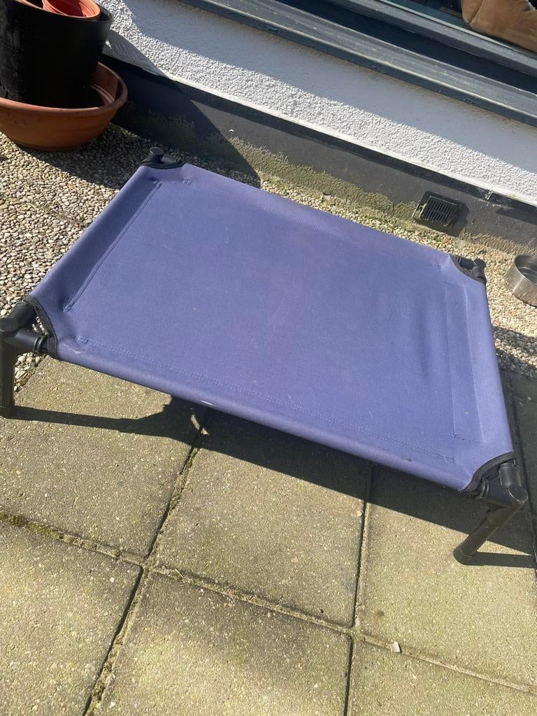 Lig bed, campingbed 76 x 62cm, Dieren en Toebehoren, Honden-accessoires, Zo goed als nieuw, Ophalen