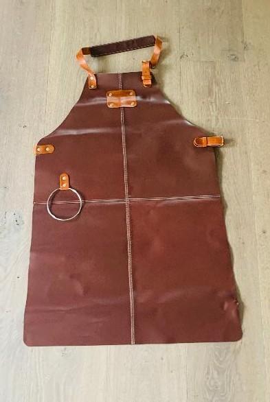 Nieuw: BBQ  schort van echt leder, Ophalen of Verzenden, Nieuw