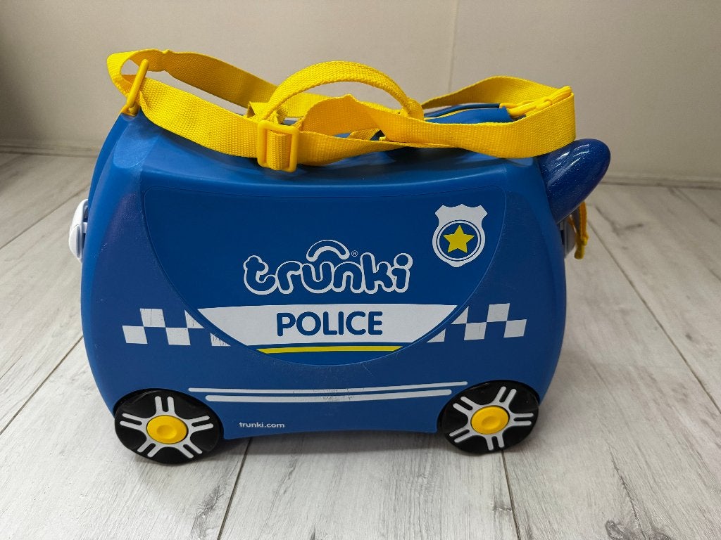 Trunki Kinderkoffer Blauw, Gebruikt, Hard kunststof, Minder dan 50 cm, Minder dan 35 cm