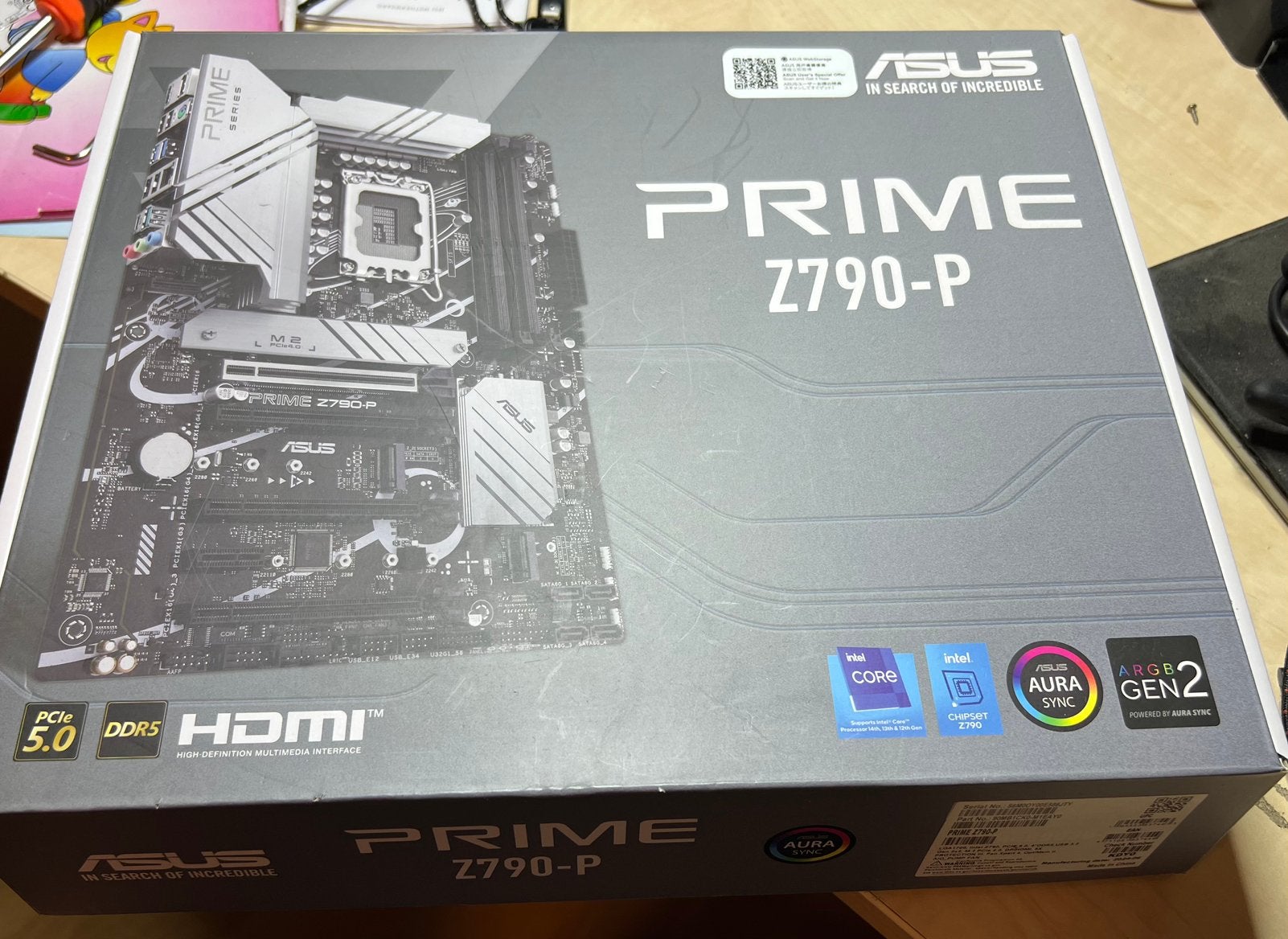ASUS Prime Z790-P, Ophalen of Verzenden, Zo goed als nieuw, DDR5
