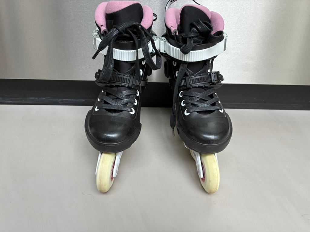 Powerslide next80 rose skeelers mt38-39, Ophalen of Verzenden, Zo goed als nieuw, Powerslide