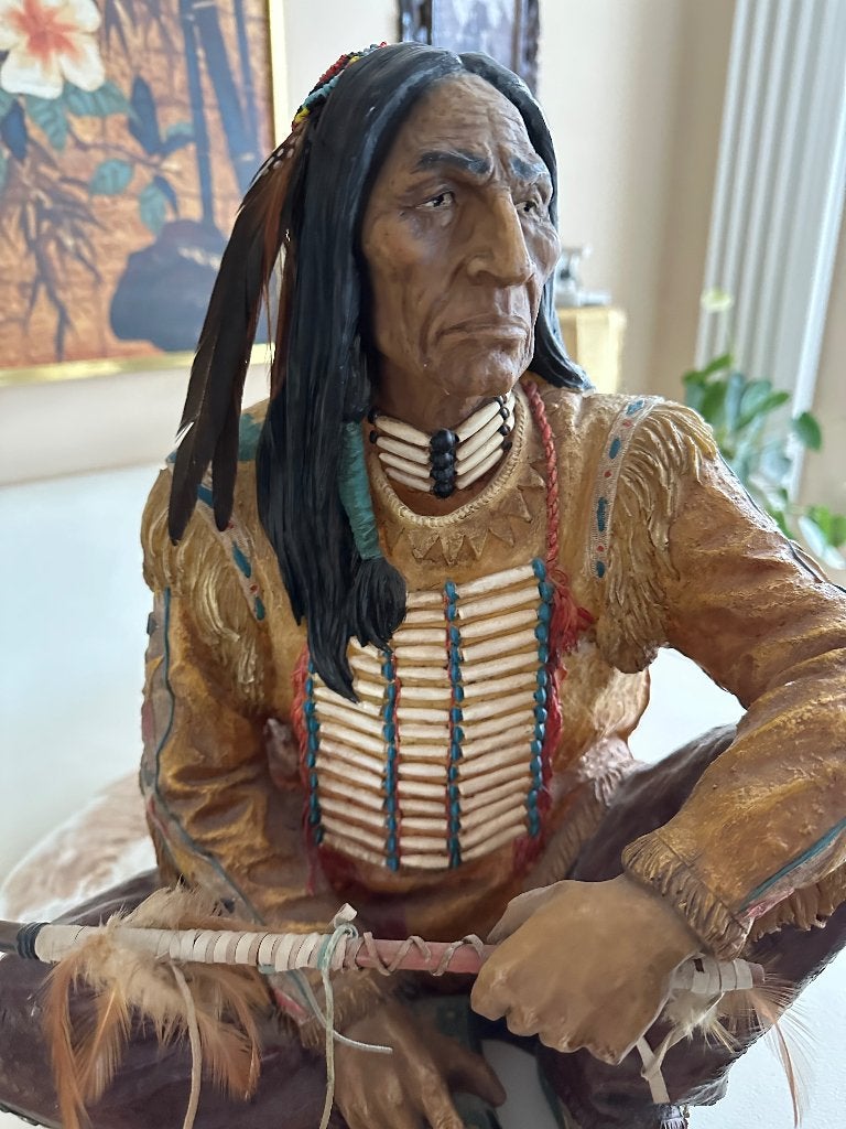 Indianen beeld, Ophalen of Verzenden, Gebruikt, Mens