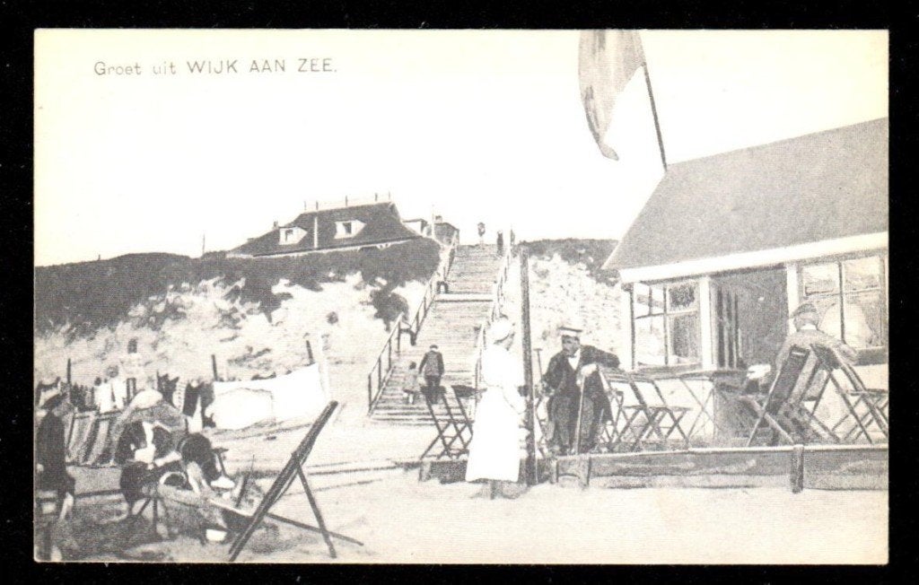 Oude Ansicht - WIJK AAN ZEE Groet uit - NH., Ophalen of Verzenden, 1940 tot 1960, Ongelopen, Noord-Holland