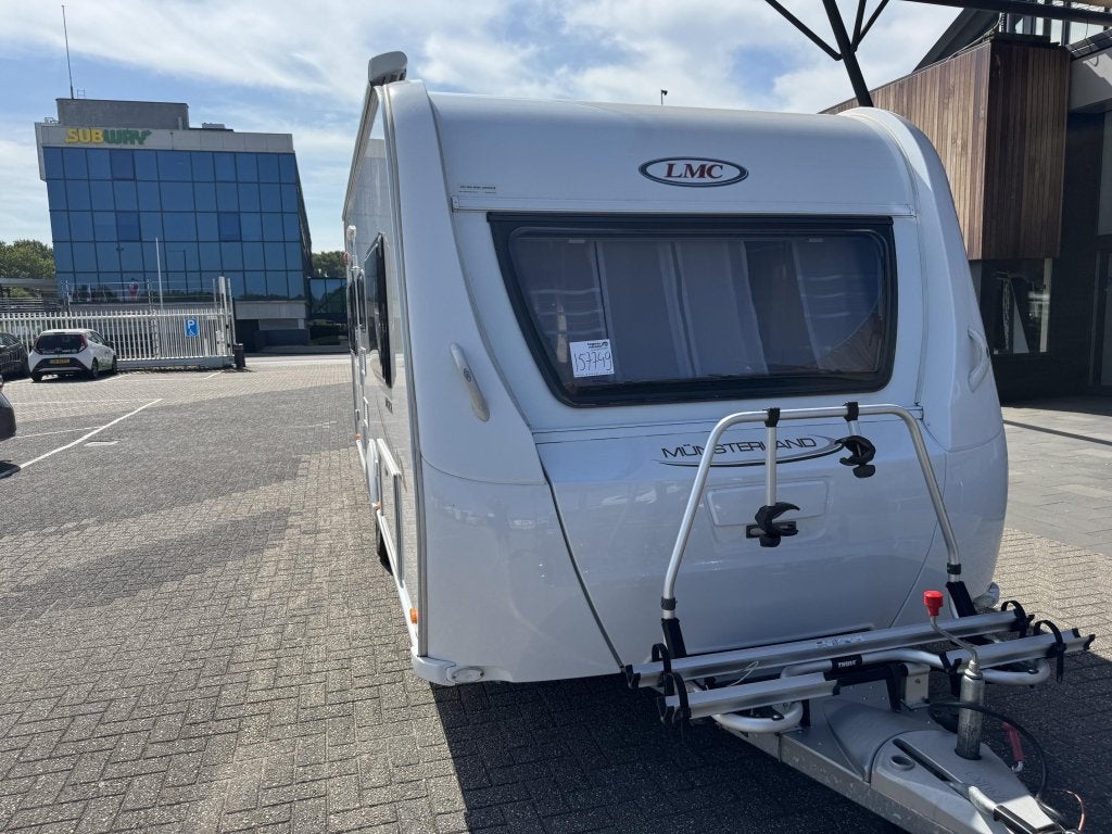 LMC Musica 470 E 2012 MOVER + LUIFEL!!!, Caravans en Kamperen, Caravans, Schokbreker, Overige typen, Bedrijf, Treinzit