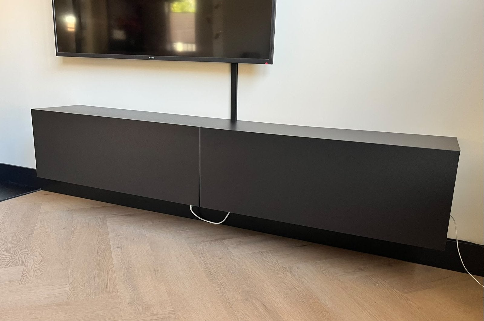 Tv meubel 180 cm, Ophalen, 150 tot 200 cm, Zo goed als nieuw, Minder dan 100 cm