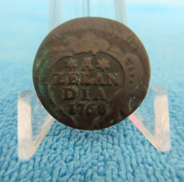 Misslag - Duit Zeeland - 1768 - Middelburg, Postzegels en Munten, Verzenden, Vóór koninkrijk, Overige waardes, Losse munt
