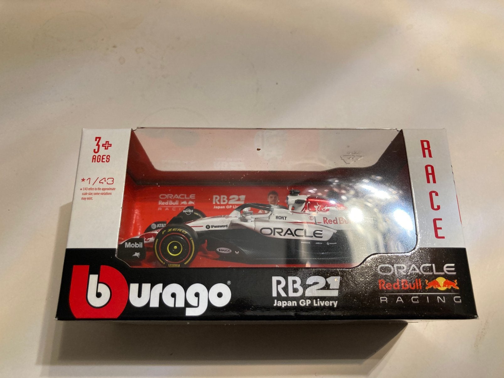 Max Verstappen rb21 japan gp livery 1/43, Ophalen of Verzenden, Nieuw, Formule 1