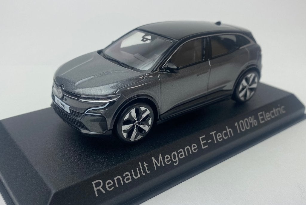 Norev 1:43 Renault Megane E-Tech 100% Electric 2022 grijs, -, Nieuw, Norev, Ophalen of Verzenden