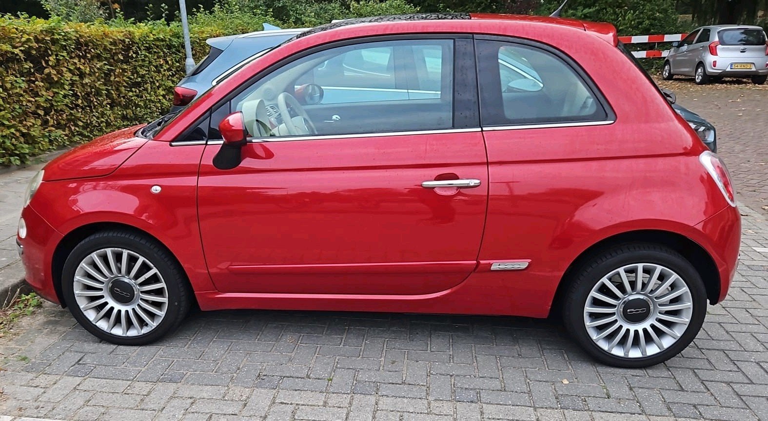 Fiat 500 0.9 Twin-Air 2011 Rood, Auto's, Voorwielaandrijving, 905 kg, Origineel Nederlands, 24 km/l
