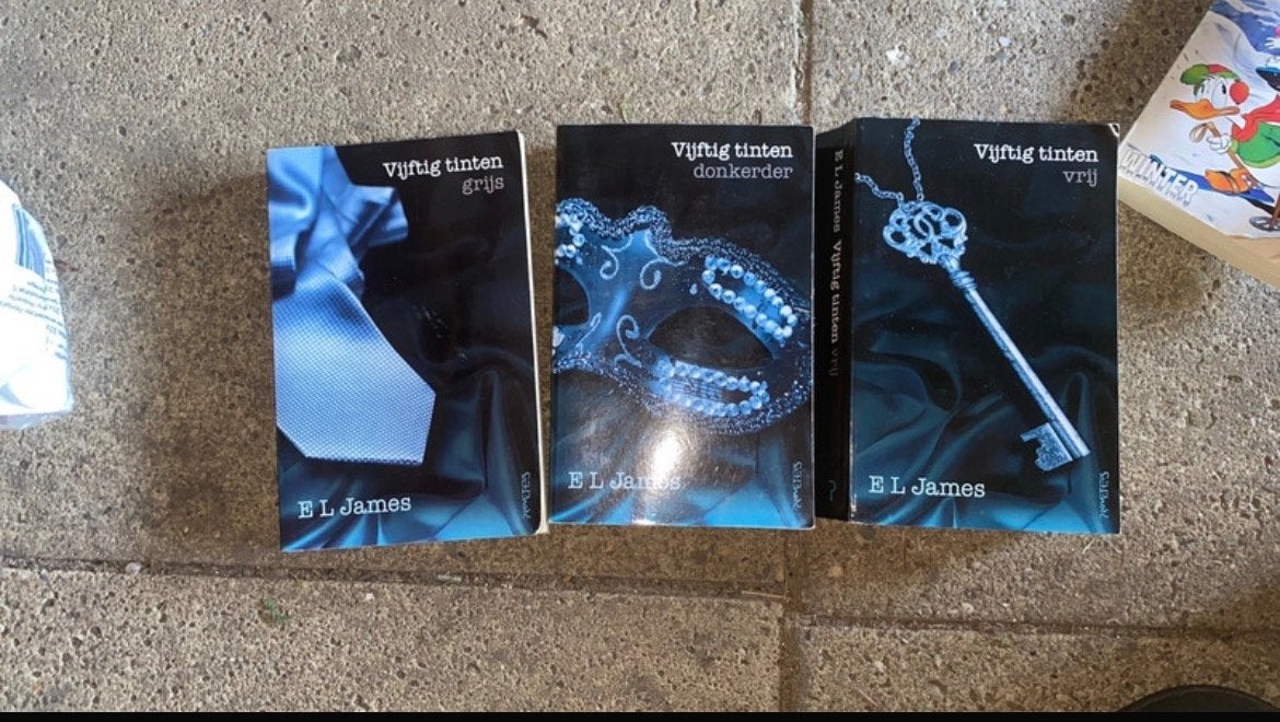 Vijftig tinten trilogie - E.L. James (grijs, donkerder, vrij, Boeken, Ophalen of Verzenden, Gelezen