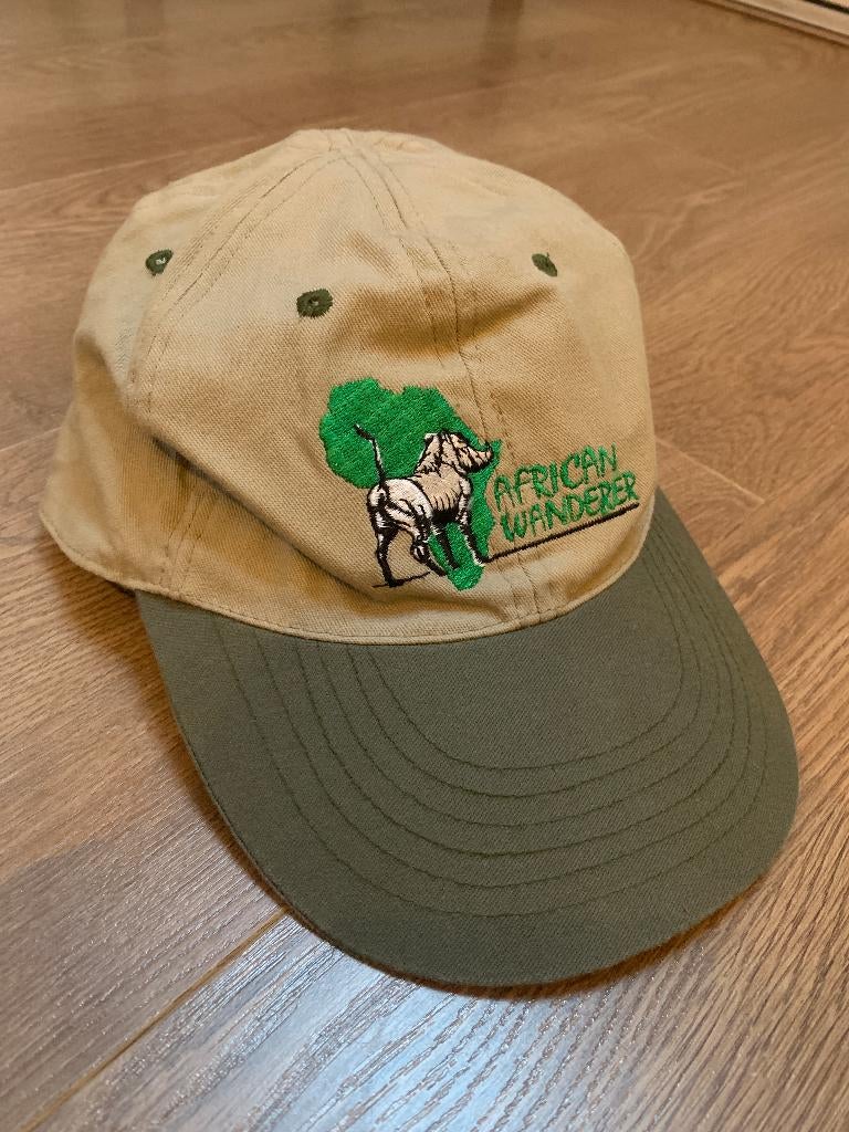 Afrikaanse pet African Wanderer met knobbelzwijn, Ophalen of Verzenden, Zo goed als nieuw, One size fits all, Pet