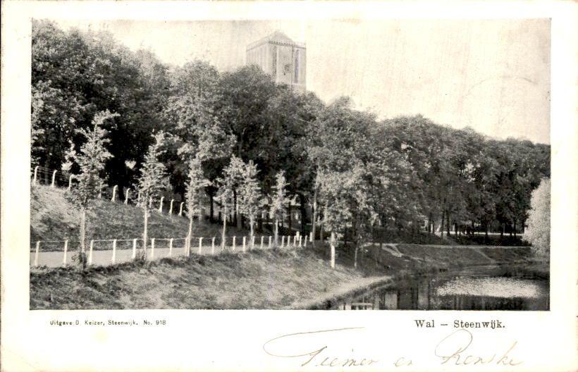 Steenwijk - Wal, Ophalen of Verzenden, Voor 1920, Gelopen, Overijssel