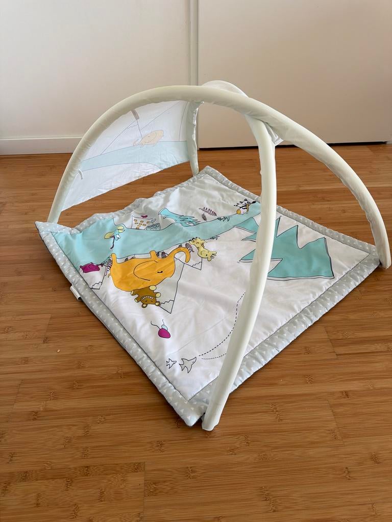 Baby speelmat met babygym - Dieren thema, Kinderen en Baby's, Speelgoed | Speelkleden, Gebruikt, Ophalen of Verzenden