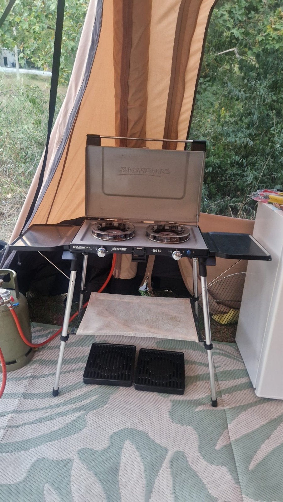 Campingaz 600 SG kooktoestel met grill, Ophalen, Gebruikt