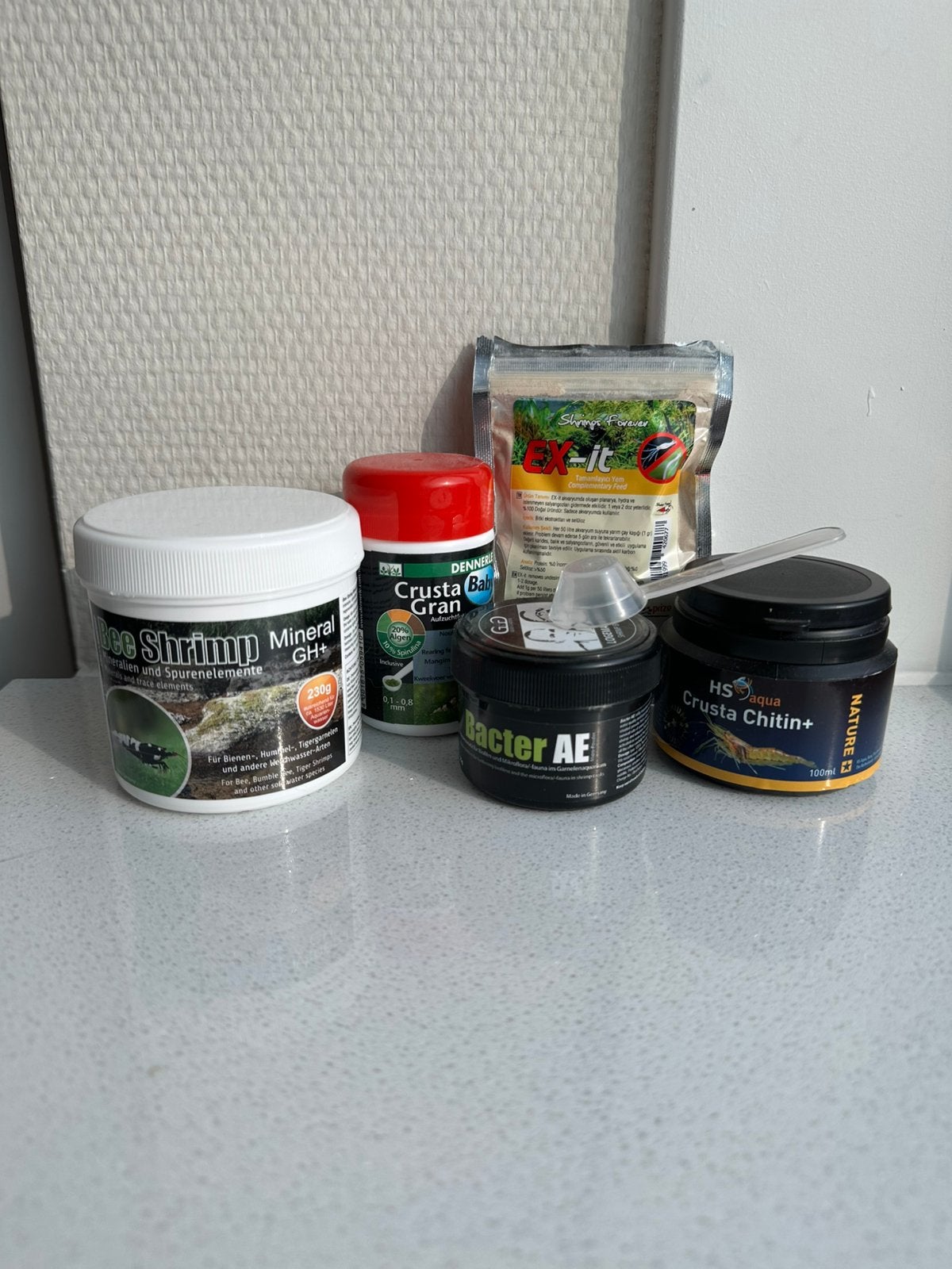 Garnalen voeding & verzorgingspakket, Ophalen of Verzenden, Zo goed als nieuw