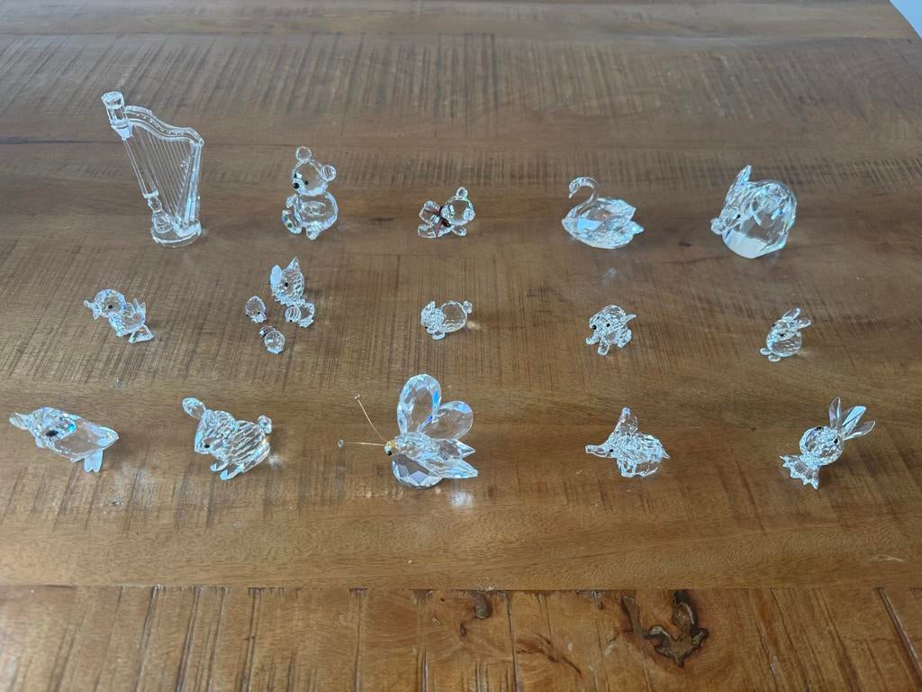 Grote verzameling Swarovski beeldjes - 15 stuks, Ophalen, Zo goed als nieuw, Figuurtje