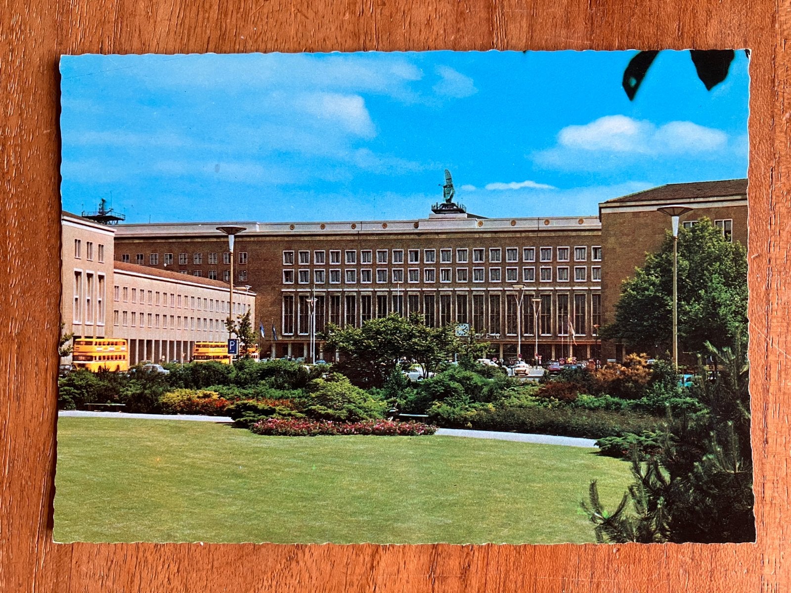 Berlijn - Berlin Flughafen Tempelhof (ongelopen), Ophalen of Verzenden, Kaart, Foto of Prent