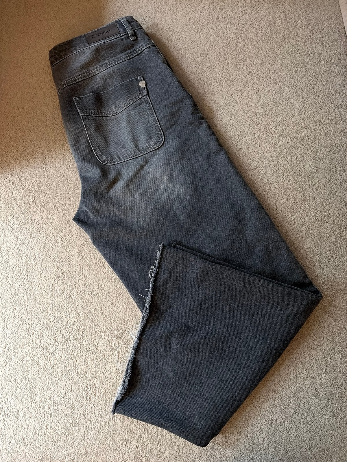 ZHRiLL wijde pijpen jeans maat W31, Verzenden, Gedragen, Grijs, W30 - W32 (confectie 38/40)