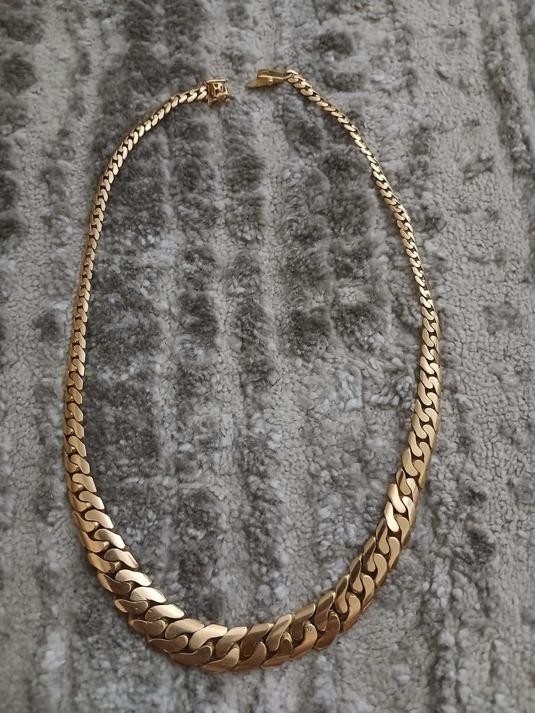 18 karaat goud ketting, Ophalen, Zo goed als nieuw, Goud