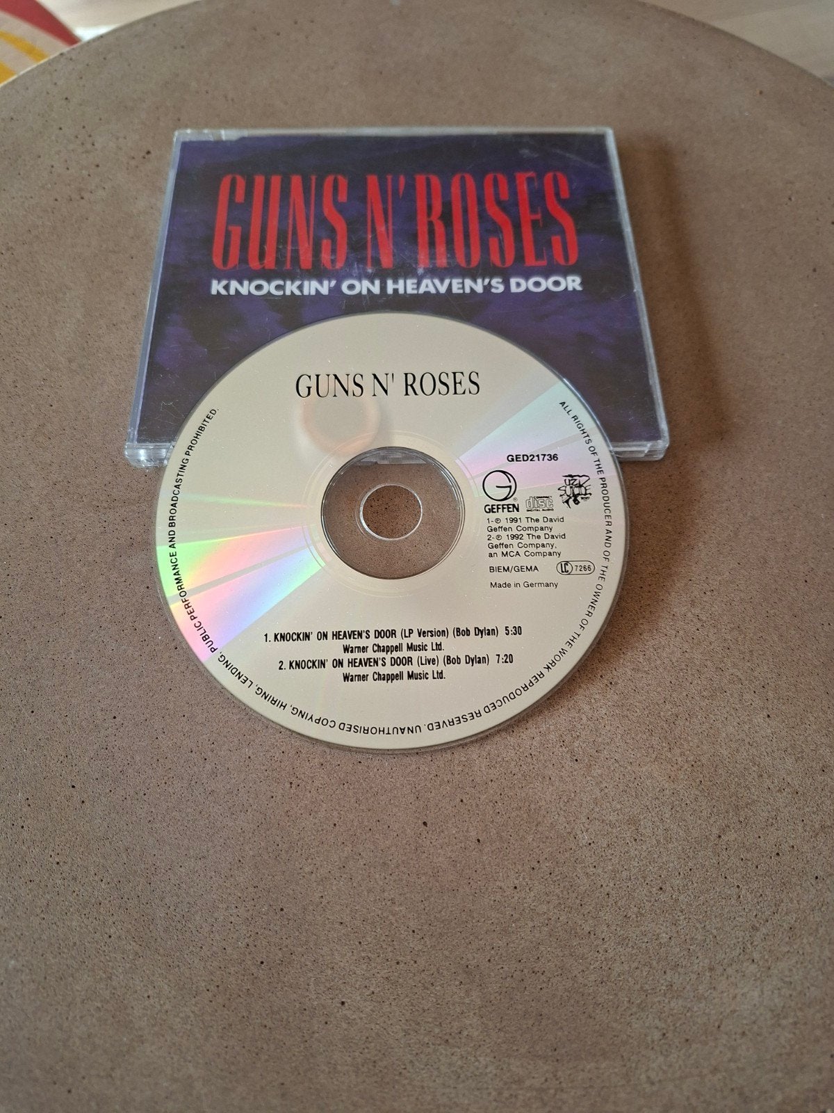 Guns N' Roses, Ophalen of Verzenden, Zo goed als nieuw, Hardrock, Single