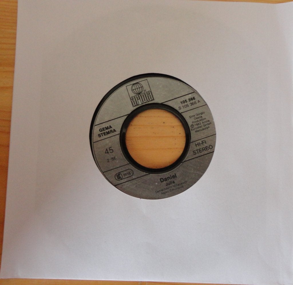 Daniel > Julie, Ophalen of Verzenden, Gebruikt, 7 inch, Pop