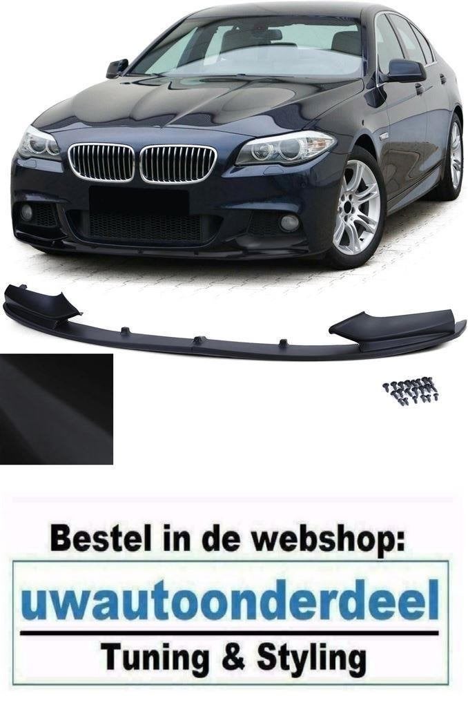 Spoiler Voorspoiler Mat Zwart Voor Bmw 5 Serie F10 F11 M Pac, Auto diversen, Tuning en Styling, Verzenden, Automotive Parts, A.parts@hotmail.nl