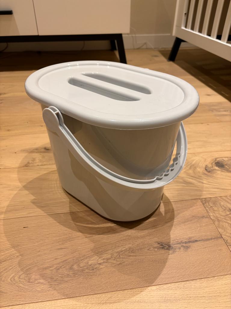 Bebe-jou Luieremmer Lichtgrijs Nieuw, Ophalen, Zo goed als nieuw, Luieremmer, Bébé-jou
