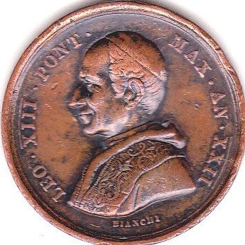 LEO. XIII. PONT. MAX. AN. XXII, Ophalen of Verzenden, Overige materialen