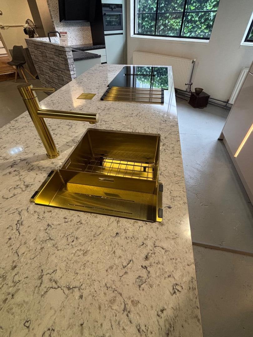 Luxe complete keuken met eiland en Siemens apparatuur, Huis en Inrichting, Keuken | Complete keukens, Ophalen, Overige typen, Nieuw