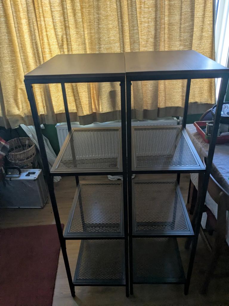 2x IKEA Fjällbo Stellingkast 51x136 - Industrieel Design, Huis en Inrichting, Ophalen
