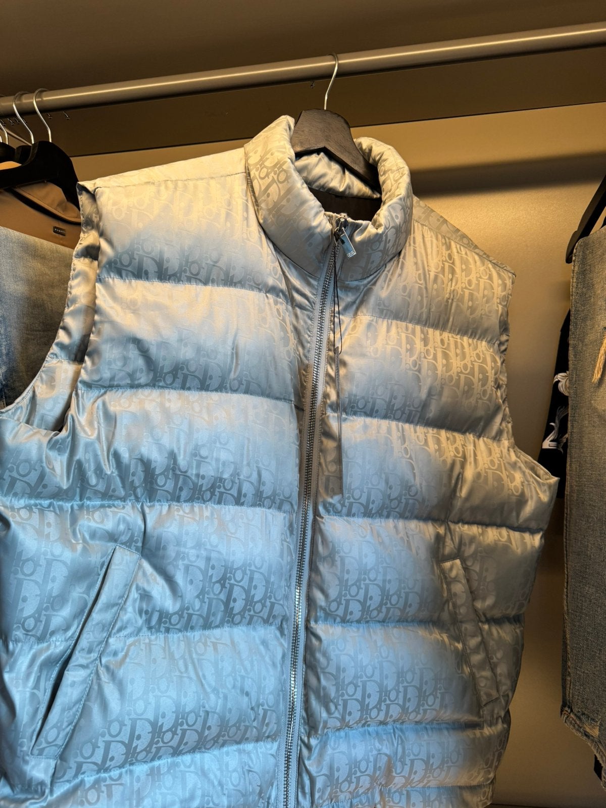 Dior oblique bodywarmer size 54 xxl/xl, Ophalen of Verzenden, Zo goed als nieuw, Maat 52/54 (L), Grijs