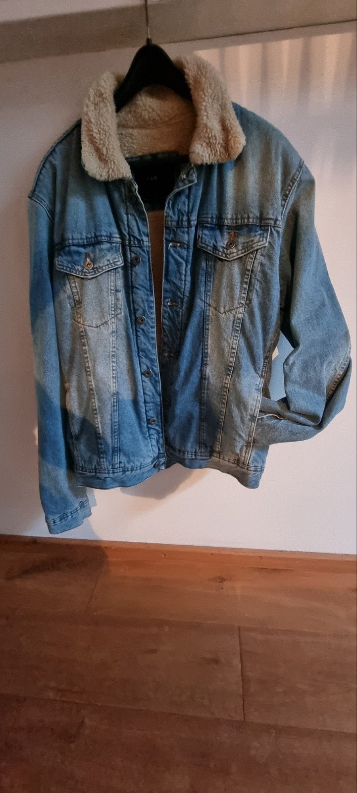 Zara spijkerjas met teddy voering - Maat XL, Zara, Blauw, Maat 56/58 (XL), Ophalen of Verzenden