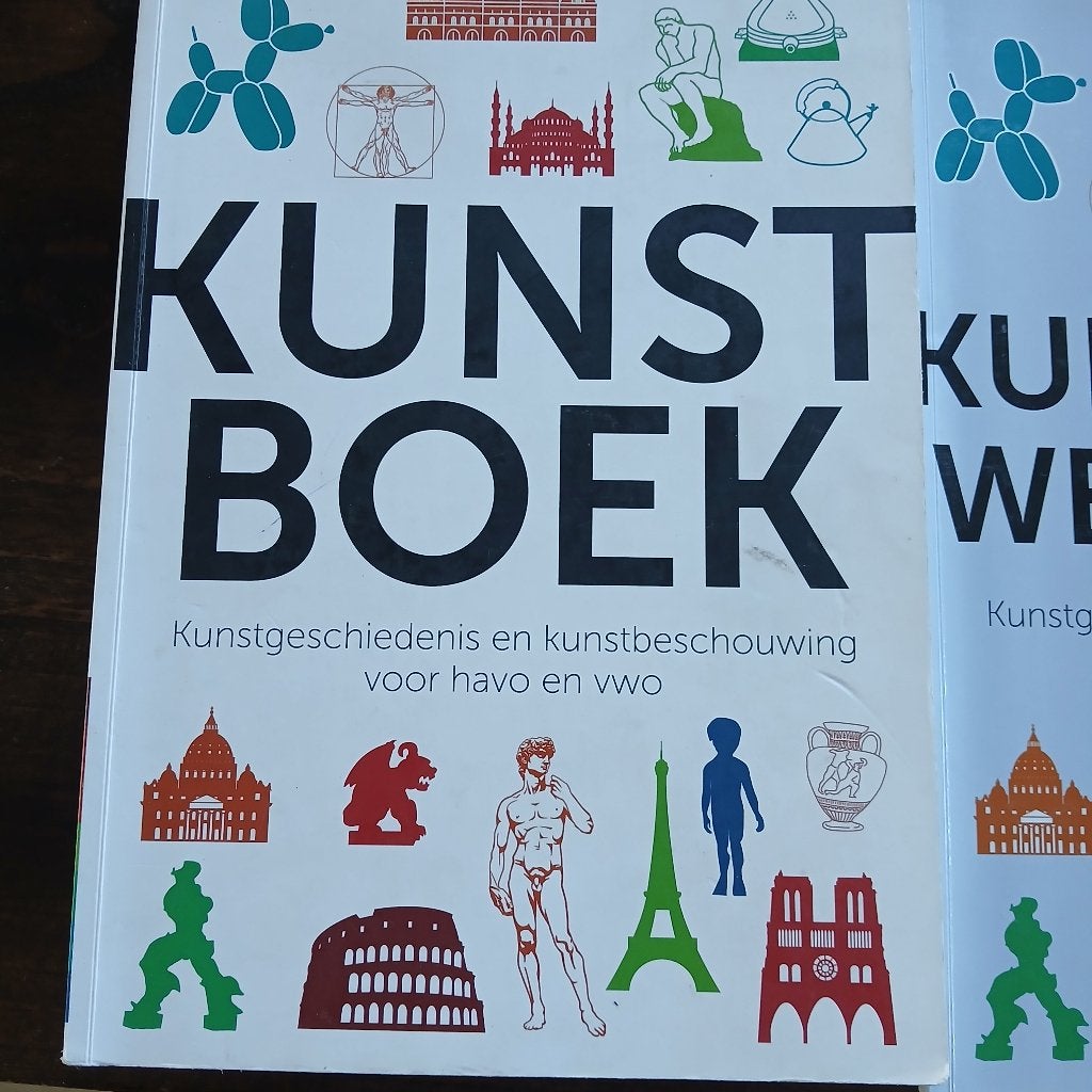 Kunstboek plus werkboek kunstgeschiedenis havo vwo, Ophalen of Verzenden, Alpha, Zo goed als nieuw, MBO