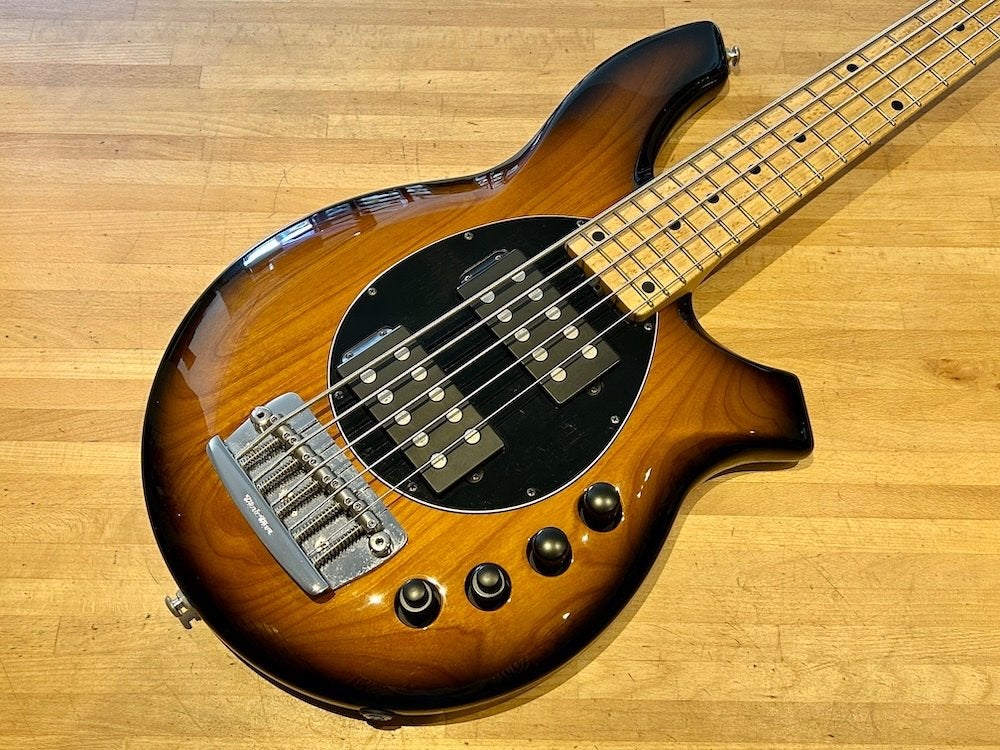 Music Man 2015 PDN Bongo 5 HH Vintage Tobacco Burst + Case, Muziek en Instrumenten, Ophalen of Verzenden, Zo goed als nieuw, Elektrisch