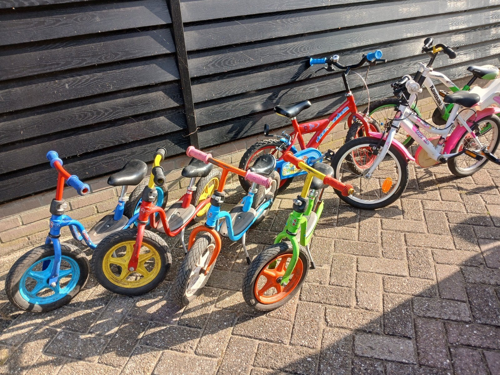 Partij fietsen loopfietsen puky, Fietsen en Brommers, Overige Fietsen en Brommers, Gebruikt, Ophalen