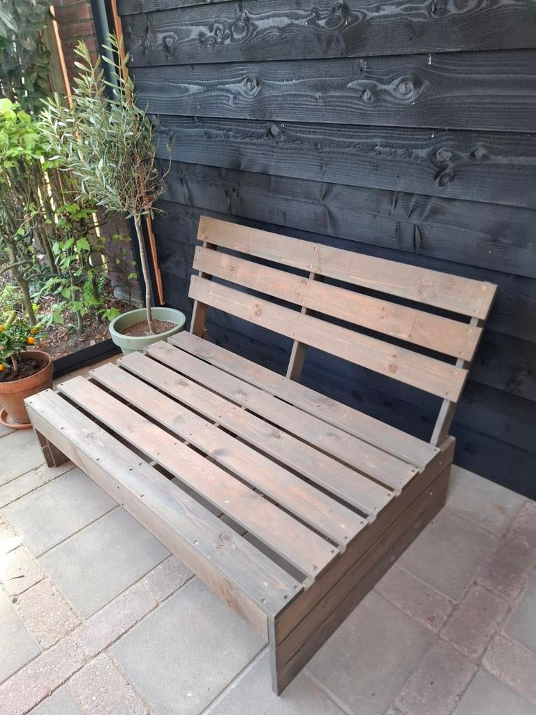 Palletbank 'Lucca' van Leenbakker - Goede staat, Ophalen, Zo goed als nieuw, Hout