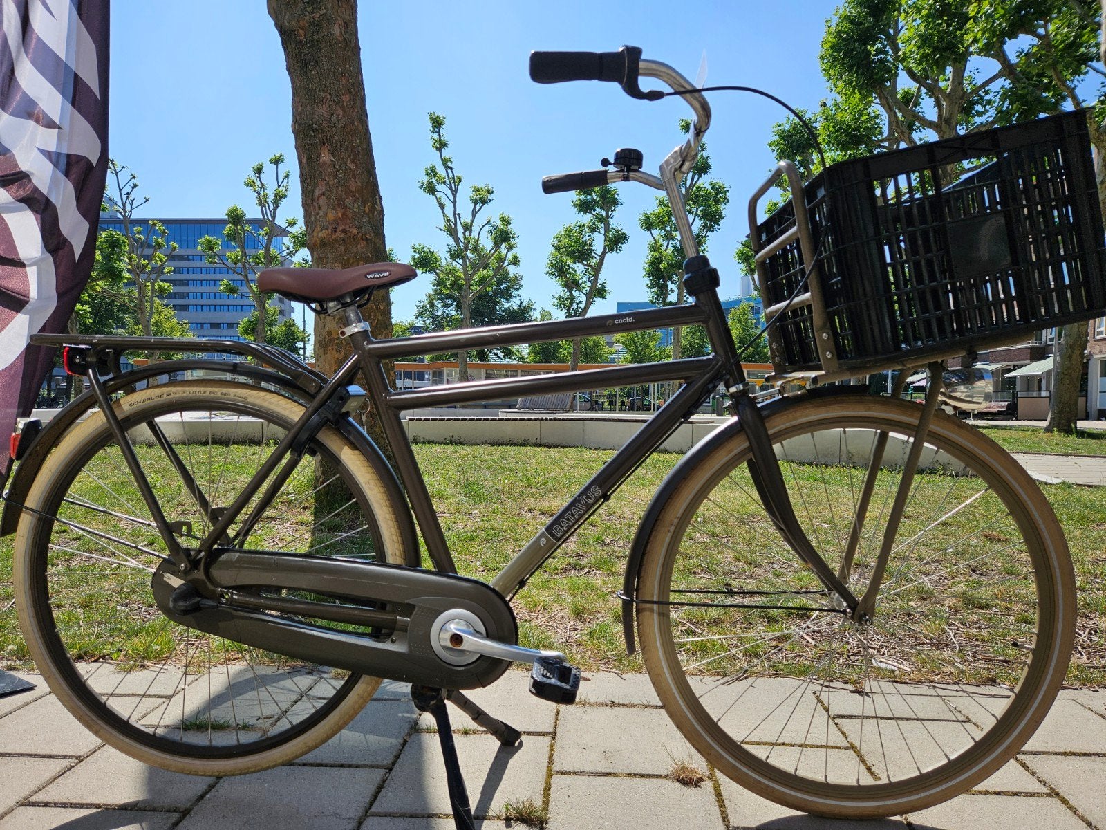 Batavus Cnctd Herenfiets, Fietsen en Brommers, Terugtraprem, Gebruikt, Versnellingen, Batavus