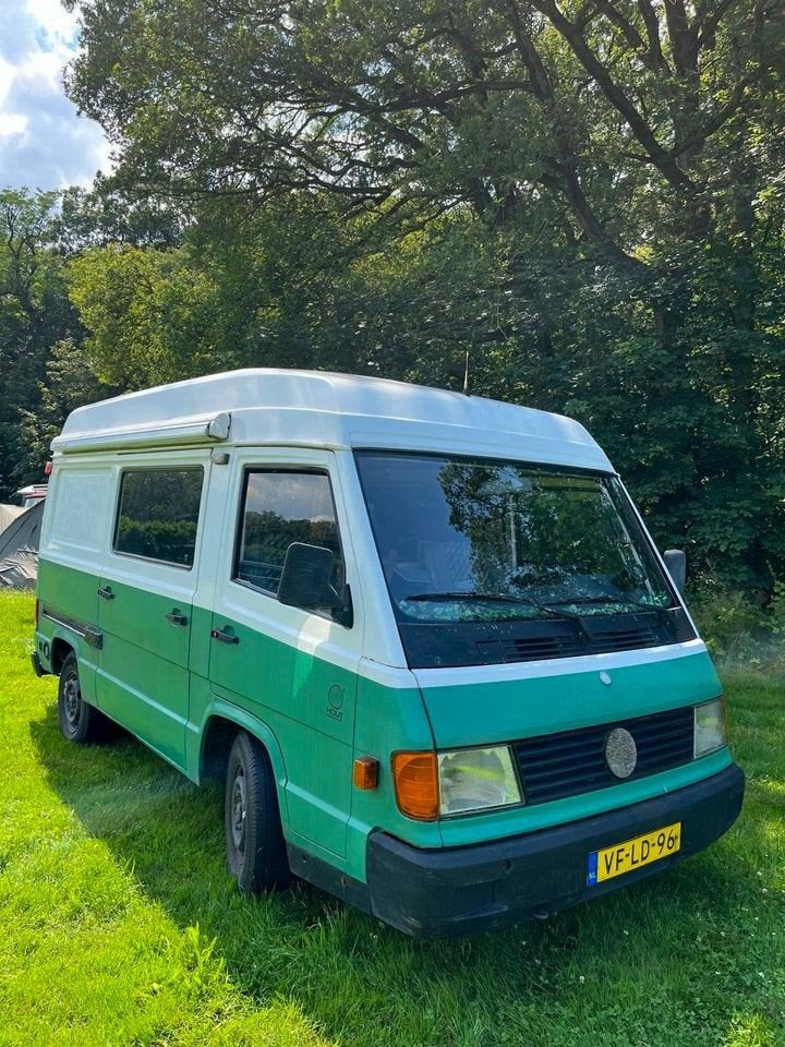 Mercedes MB100 kampeerbus uit 1994, Raamblindering, Buscamper of Camperbus, Tot en met 2, Mercedes-Benz
