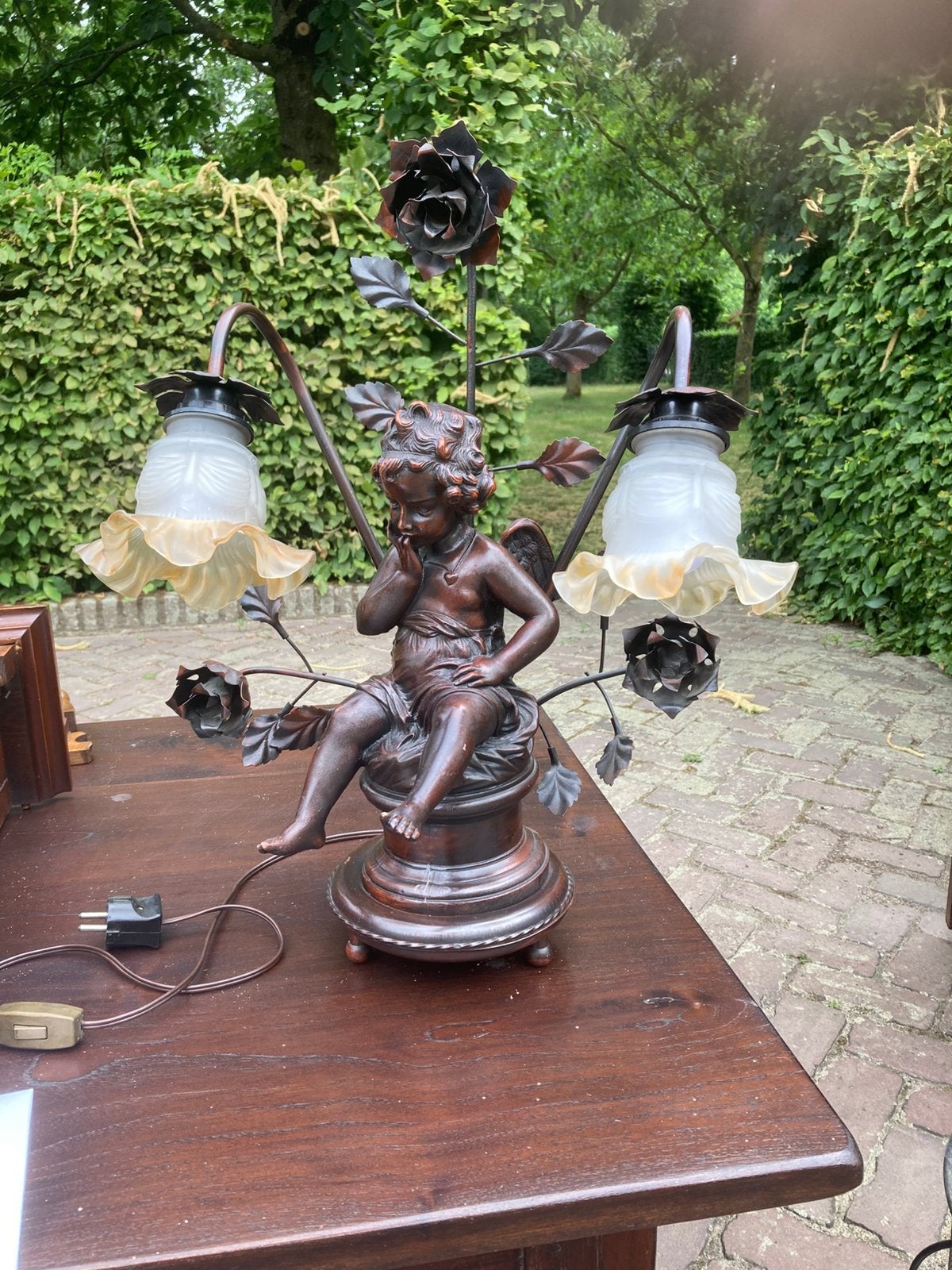 Schitterend schemerlamp 50 cm . Hoogte., Ophalen