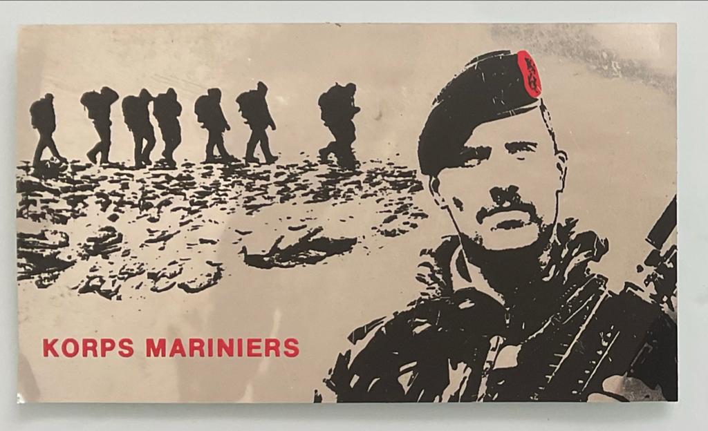 Korps Mariniers sticker - Militaire Kunst, Verzenden, Marine, Nederland, Foto of Poster