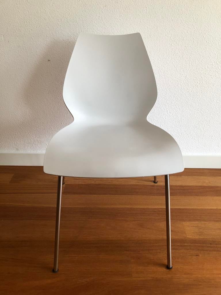 Kartell Maui stoelen | Vico Magistretti | cremewit, Huis en Inrichting, Stoelen, Ophalen, ., Wit, Kartell