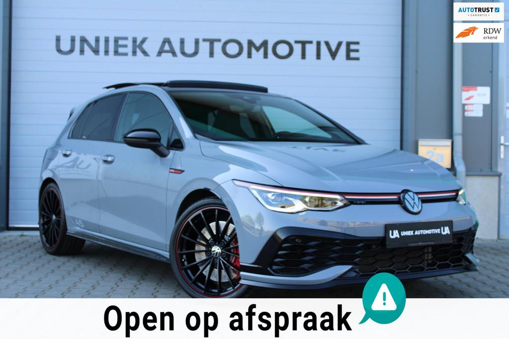 Volkswagen Golf 8 2.0 TSI GTI DSG CLUBSPORT 45 EDITION | PAN, Auto's, Gebruikt, Zwart, 4 cilinders, 1984 cc