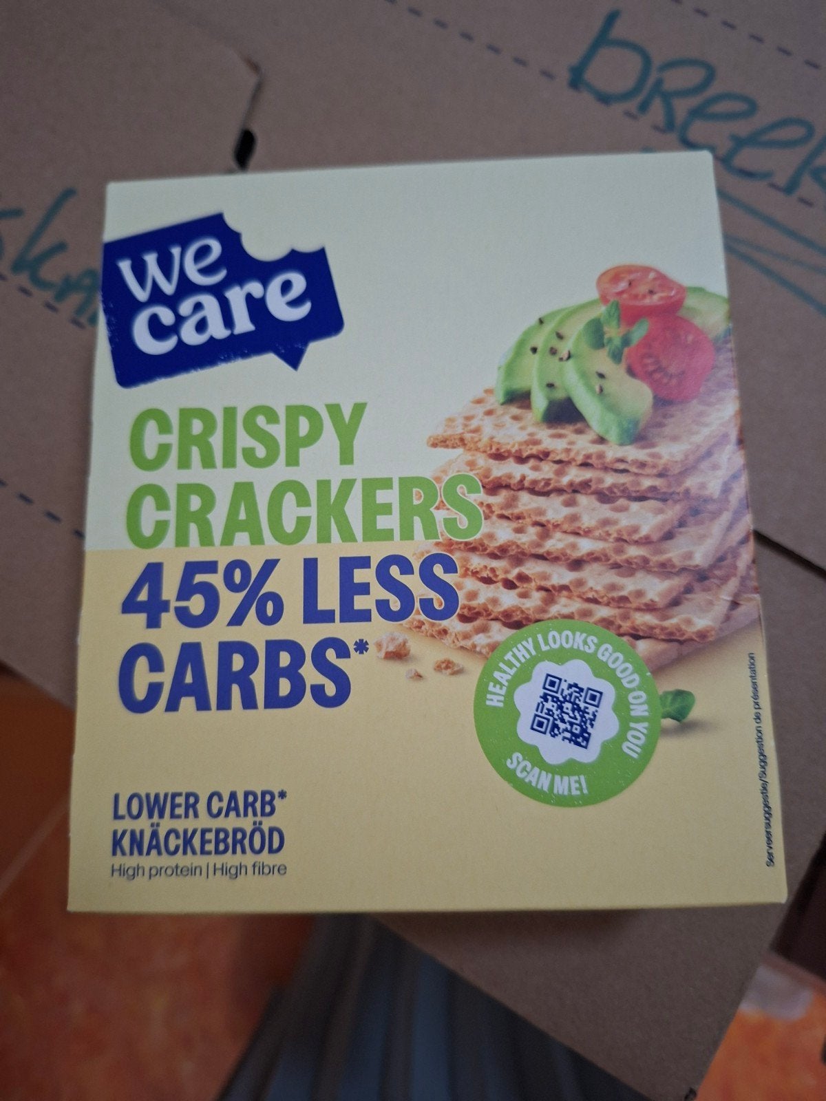 We Care crispy crackers koolhydraat arm, Sieraden, Tassen en Uiterlijk, Ophalen of Verzenden, Nieuw