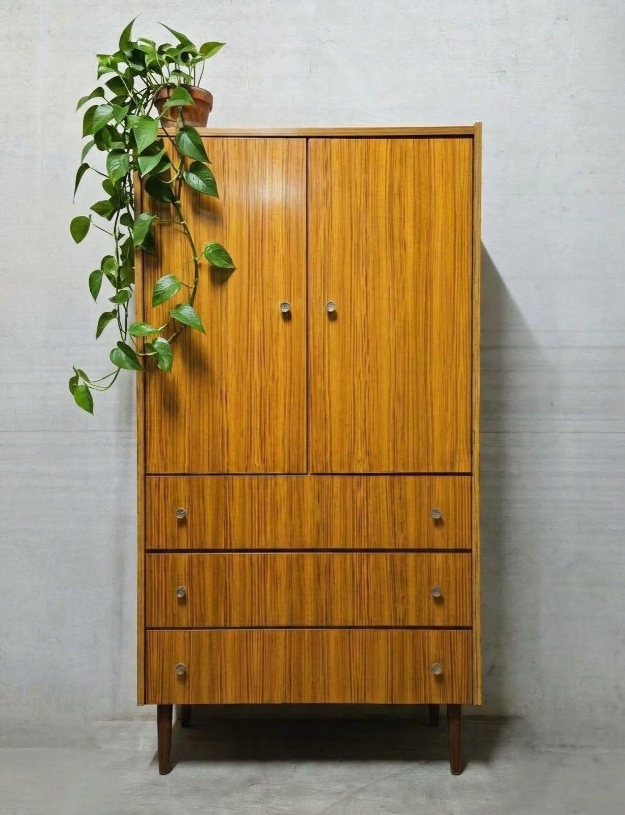 ➡️OPRUIMING Vintage Mid-Century ladekast - Highboard retro, Ophalen of Verzenden