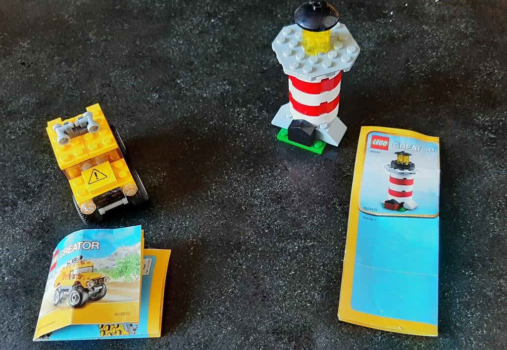 lego creator set 30283 en 30023, Verzenden, Lego, Compleet, Zo goed als nieuw