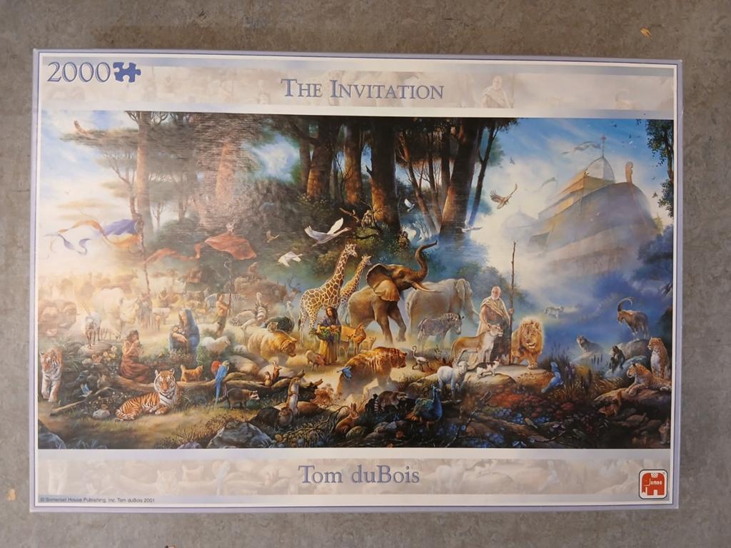 Tom Dubois - the invitation - 2000 stukjes, Ophalen of Verzenden, Meer dan 1500 stukjes, Gebruikt, Legpuzzel