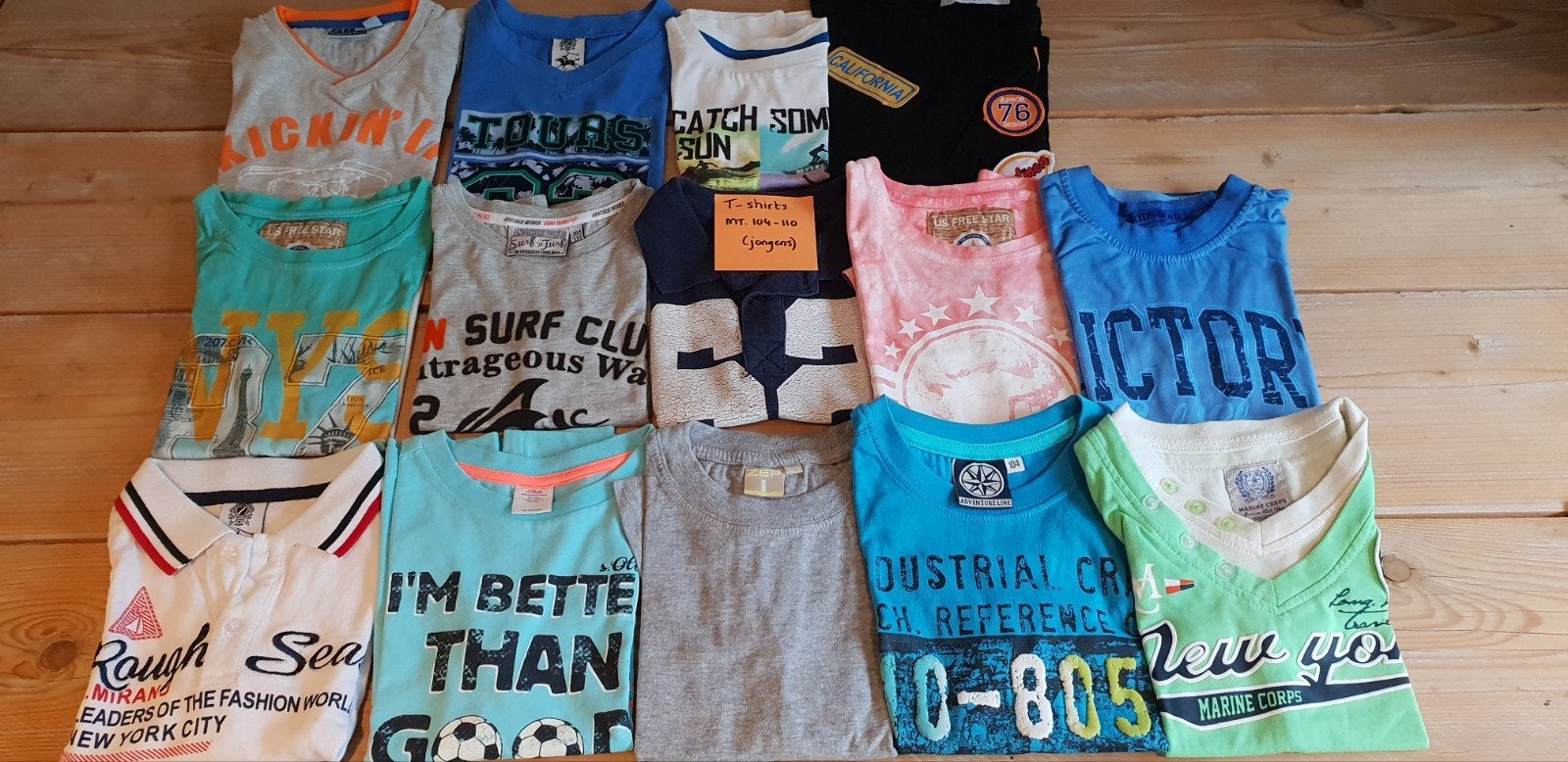 T-shirts mt.104-110 (jongens) 14 stuks!, Kinderen en Baby's, Ophalen of Verzenden, Gebruikt, Jongen, Shirt of Longsleeve