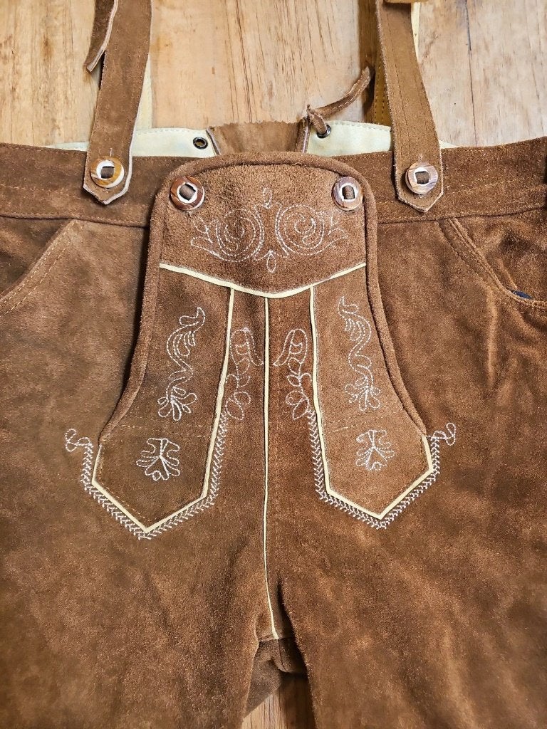 Echte lederhosen maat 54, Maat 52/54 (L), Paulgos, Djt@dejuistetoon.eu, Ophalen of Verzenden