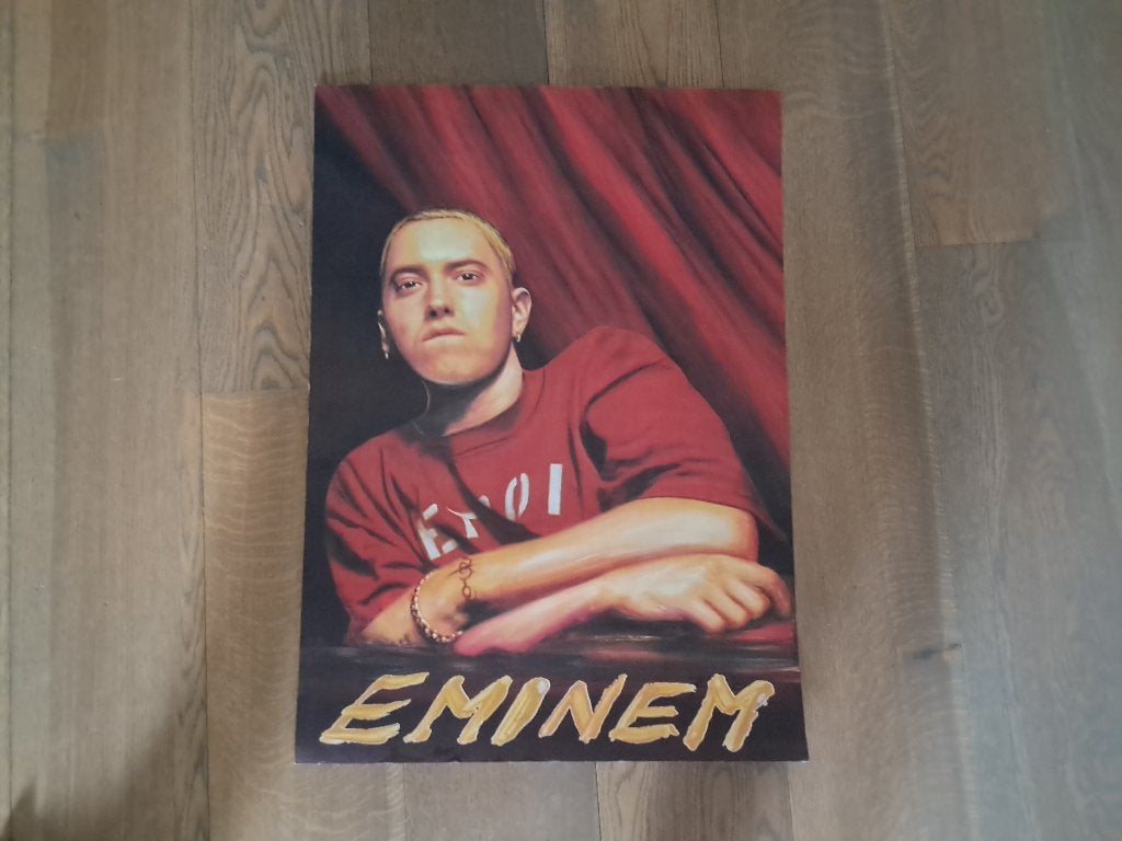 Eminem poster (gratis op te halen), Ophalen, A1 t/m A3, Film en Tv, Rechthoekig Staand