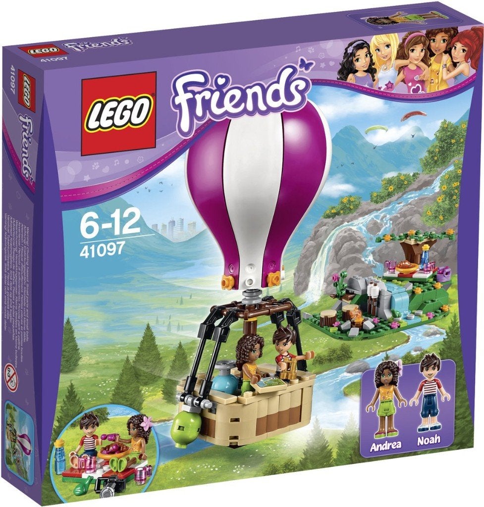 Lego 41097 Heartlake luchtballon, Kinderen en Baby's, Lego, Friends, Ophalen of Verzenden, Zo goed als nieuw